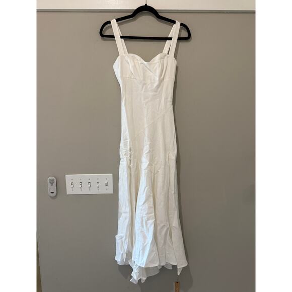 New Reformation Bekki Linen Dress - Picture 2 of 5